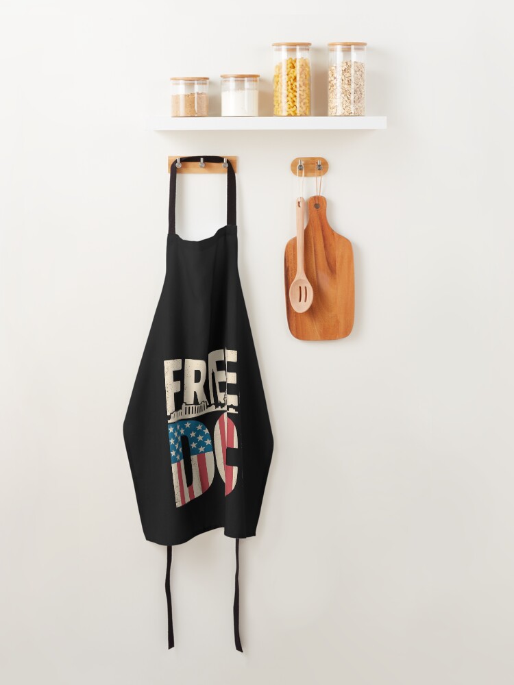 Thumbnail 4 of 6, Apron, Washington Free DC - Free DC designed and sold by Rackaam.