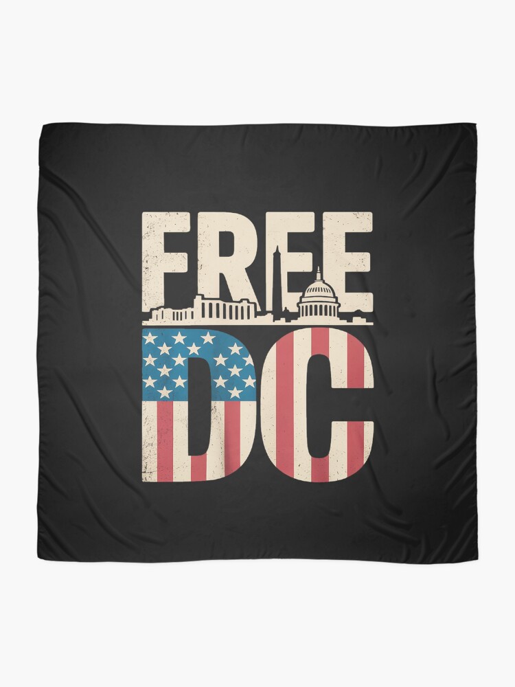 Thumbnail 2 of 3, Scarf, Washington Free DC - Free DC designed and sold by Rackaam.