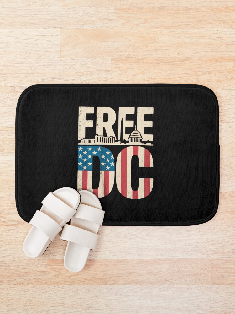 Thumbnail 1 of 6, Bath Mat, Washington Free DC - Free DC designed and sold by Rackaam.