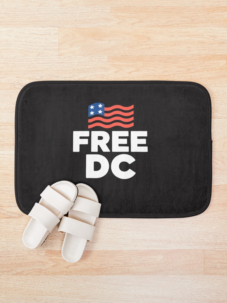 Thumbnail 1 of 6, Bath Mat, Washington Free DC designed and sold by Rackaam.