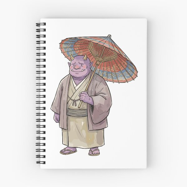 Item preview, Japanese Folklore: Guardian's Umbrella Oni designed and sold by bapupa.