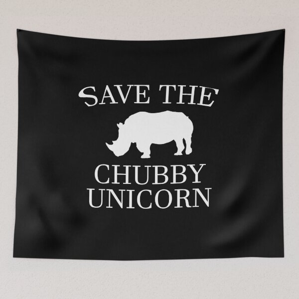 Item preview, SAVE THE CHUBBY UNICORN RHINE designed and sold by kailukask.