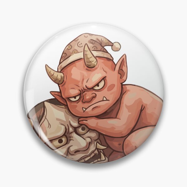 Item preview, Japanese Folklore: Oni's Mask Nap designed and sold by bapupa.