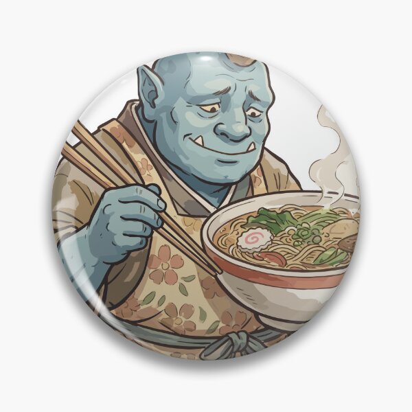 Item preview, Japanese Folklore: Oni's Ramen Break designed and sold by bapupa.