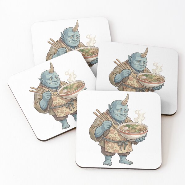 Item preview, Japanese Folklore: Oni's Ramen Break designed and sold by bapupa.