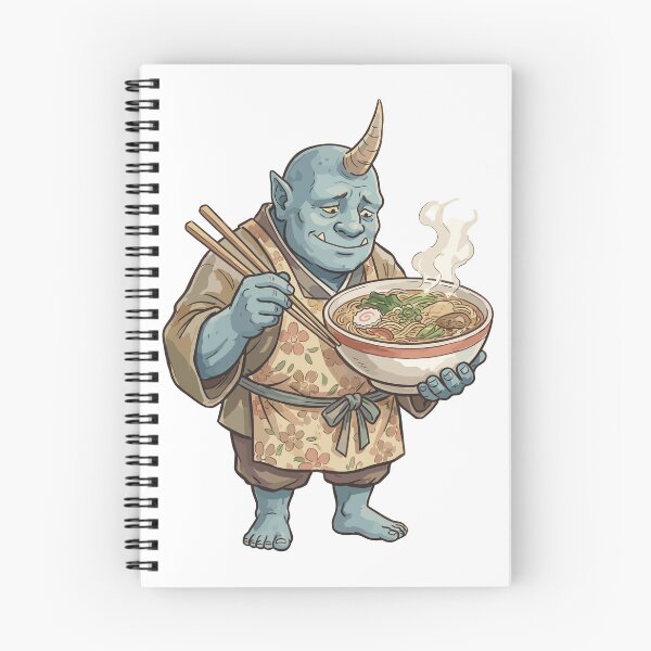 Item preview, Japanese Folklore: Oni's Ramen Break designed and sold by bapupa.
