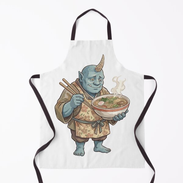 Item preview, Japanese Folklore: Oni's Ramen Break designed and sold by bapupa.