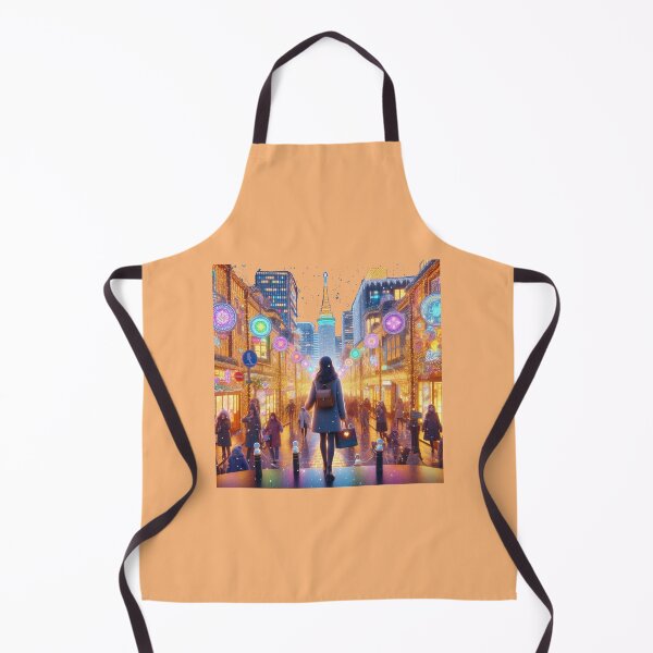 Item preview, Seoul Korea – Christmas Light Festival Night | Cute 3D City Label , designed and sold by PaintMeWorld.