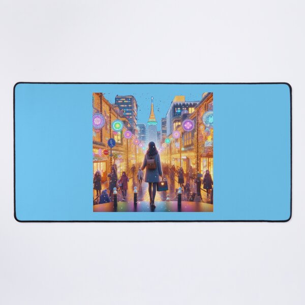 Item preview, Seoul Korea – Christmas Light Festival Night | Cute 3D City Label , designed and sold by PaintMeWorld.