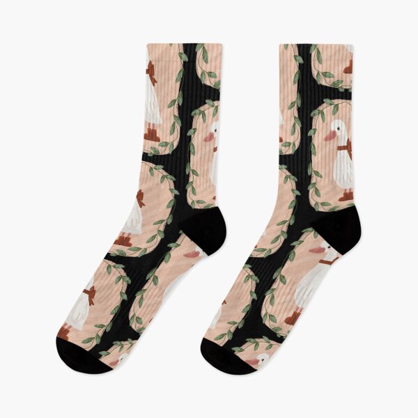Item preview, A runner duck in red shoes and a scarf designed and sold by Dormitria.