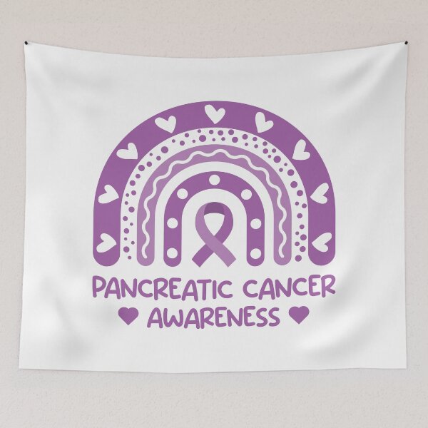 Item preview, Pancreatic cancer awareness rainbow  designed and sold by TashaVector.