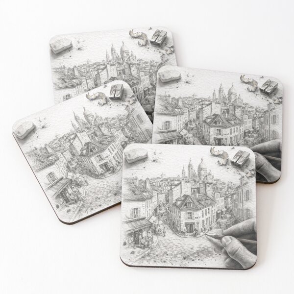 Item preview, Sketch of Montmartre designed and sold by MrBoutik.