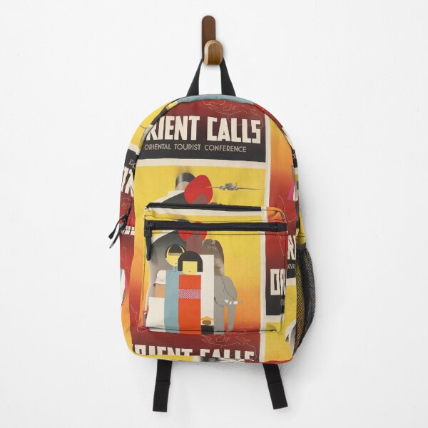 Item preview, Orient Calls Oriental Travel Advertisement Stylized Figures Poster : Art Deco Tourism designed and sold by artofuniverse.