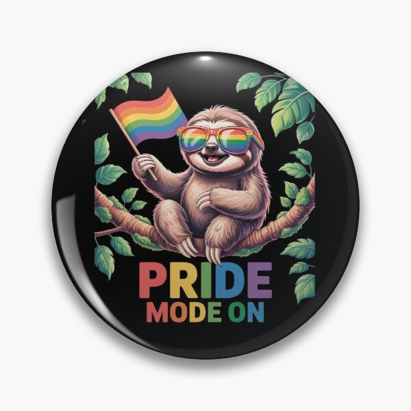 Item preview, LGBT Pride Month Sloth LGBTQIA  designed and sold by RsFilsingerArt.