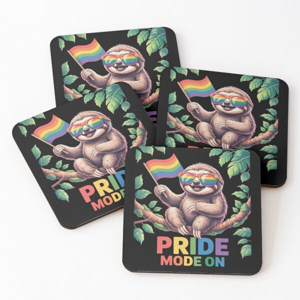 Item preview, LGBT Pride Month Sloth LGBTQIA  designed and sold by RsFilsingerArt.