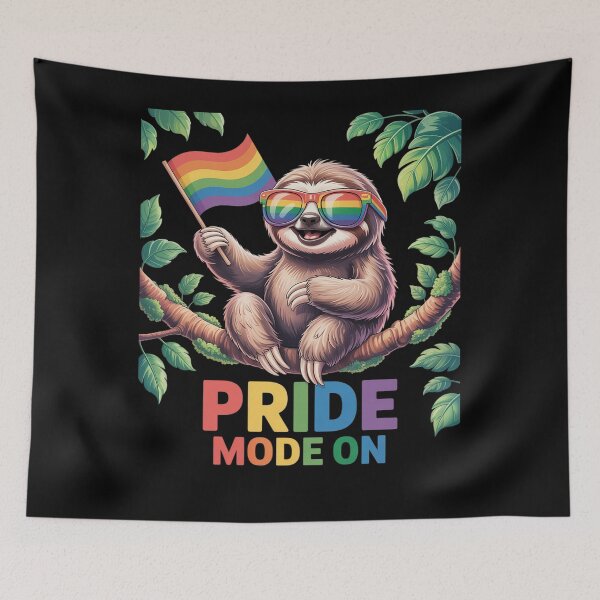 Item preview, LGBT Pride Month Sloth LGBTQIA  designed and sold by RsFilsingerArt.