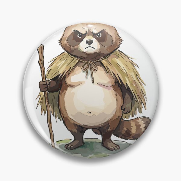 Item preview, Japanese Folklore: Eight Blessings Guardian Tanuki Raccoon designed and sold by bapupa.