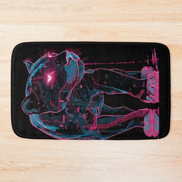Item preview, Cybernetic Predator: Neon Circuit Wolf designed and sold by NewSeeN_SoftWare&ImageRy.