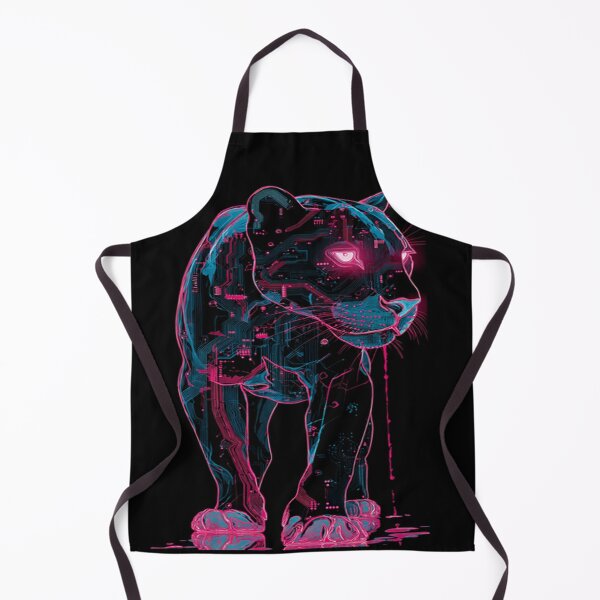 Item preview, Cybernetic Predator: Neon Circuit Wolf designed and sold by NewSeeN_SoftWare&ImageRy.