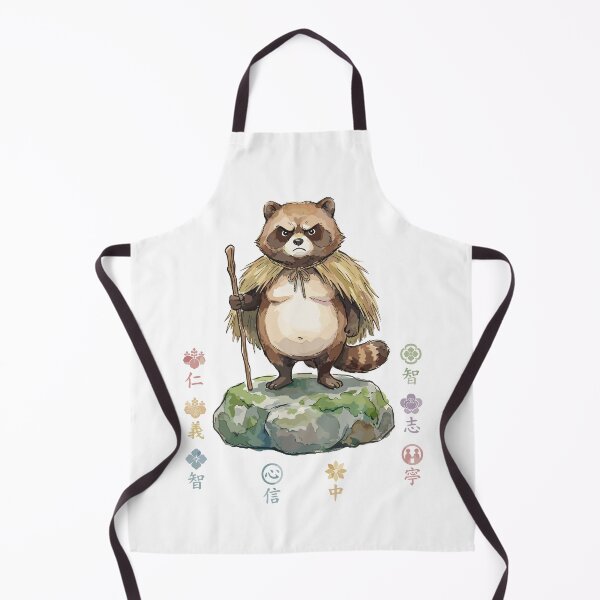 Item preview, Japanese Folklore: Eight Blessings Guardian Tanuki Raccoon designed and sold by bapupa.