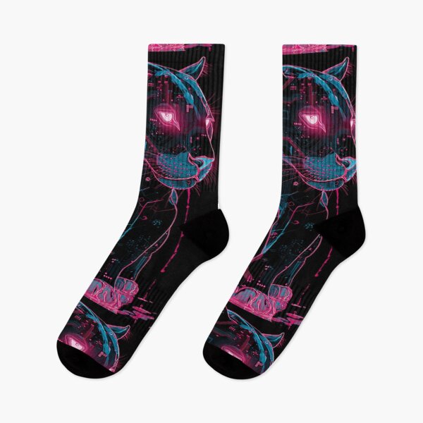 Item preview, Cybernetic Predator: Neon Circuit Wolf designed and sold by NewSeeN_SoftWare&ImageRy.