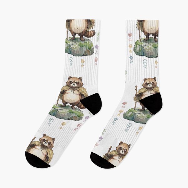 Item preview, Japanese Folklore: Eight Blessings Guardian Tanuki Raccoon designed and sold by bapupa.