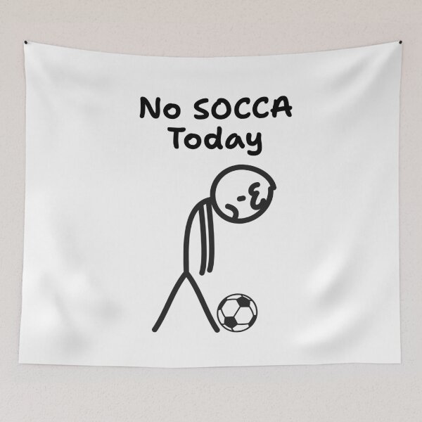 Item preview, No Socca Today designed and sold by Anniko Art Studio.