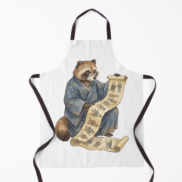 Item preview, Japanese Folklore: Tanuki Raccoon Scroll of Shapeshifting	 designed and sold by bapupa.