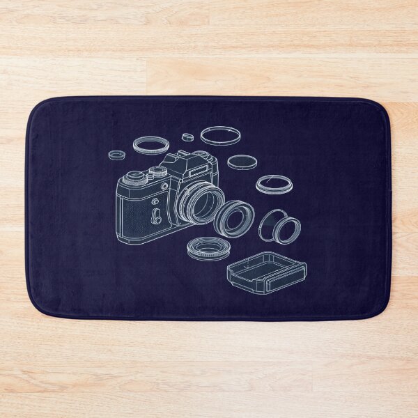Item preview, Vintage Camera Anatomy Blueprint - Photographer Schematic designed and sold by Dakson Design - Fantasy Art.