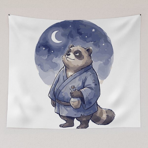 Item preview, Japanese Folklore: Tanuki's Sacred Sake designed and sold by bapupa.