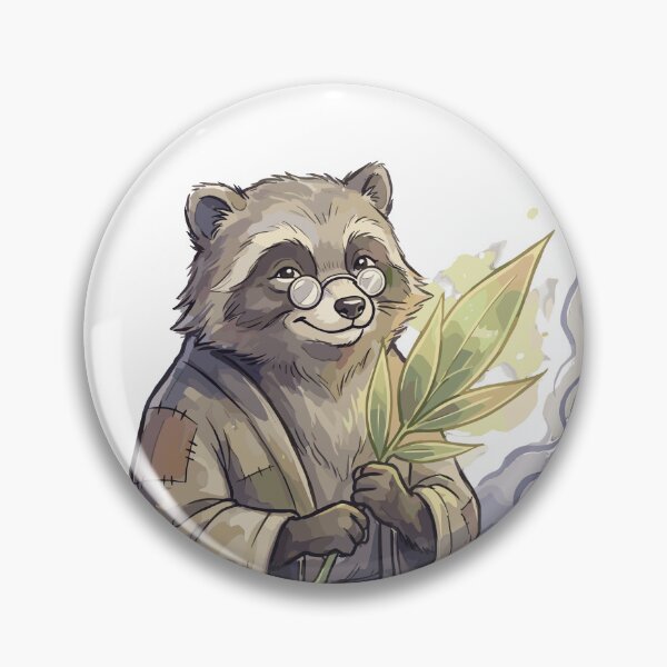 Item preview,  Japanese Folklore: Transformation Mist Tanuki Raccoon designed and sold by bapupa.