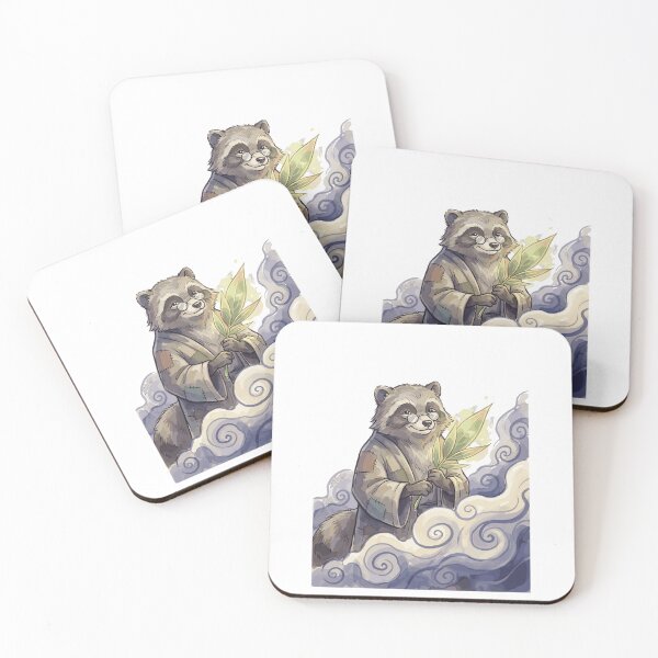 Item preview,  Japanese Folklore: Transformation Mist Tanuki Raccoon designed and sold by bapupa.