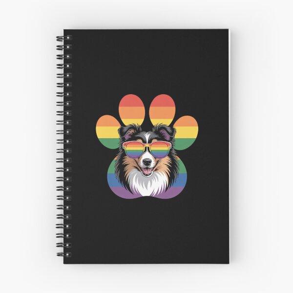 Item preview, LGBT Shetland Sheepdog Rainbow Dog Paw Lesbian Gay Pride designed and sold by RsFilsingerArt.
