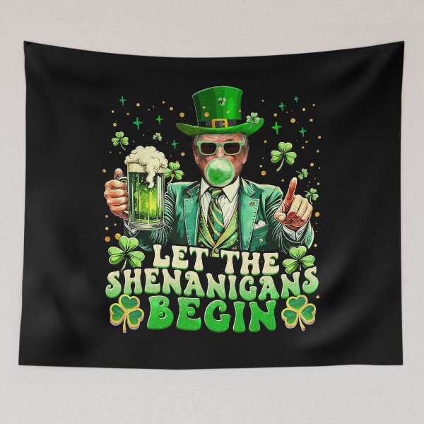 Item preview, Let The Shenanigans Begin Funny Trump St Patricks Day designed and sold by MackenzieBin.