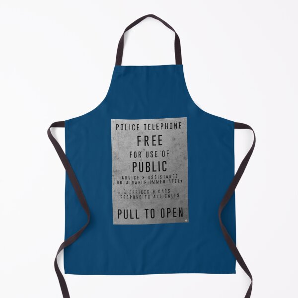 Item preview, Police Box Sign designed and sold by Logo-A-GoGo.