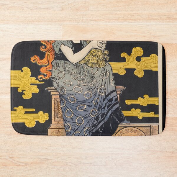 Item preview, Woman With Wheat Sheaf Art Nouveau Advertisement Poster : Beverage designed and sold by artofuniverse.