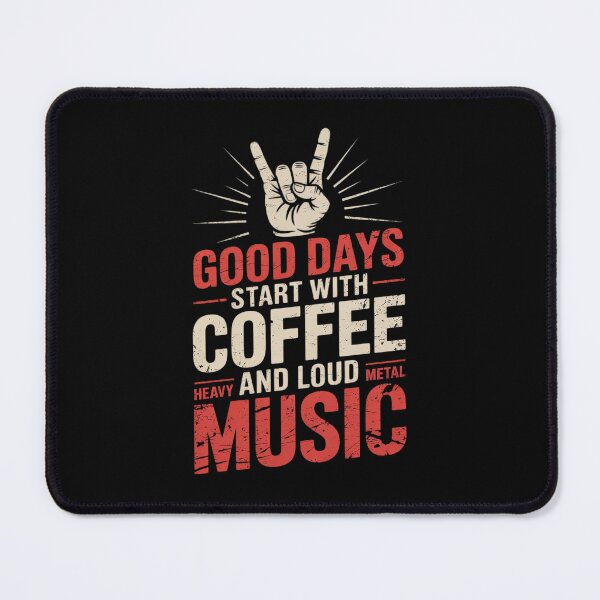 Item preview, Loud Heavy Metal Music Death Metal Coffee designed and sold by RsFilsingerArt.