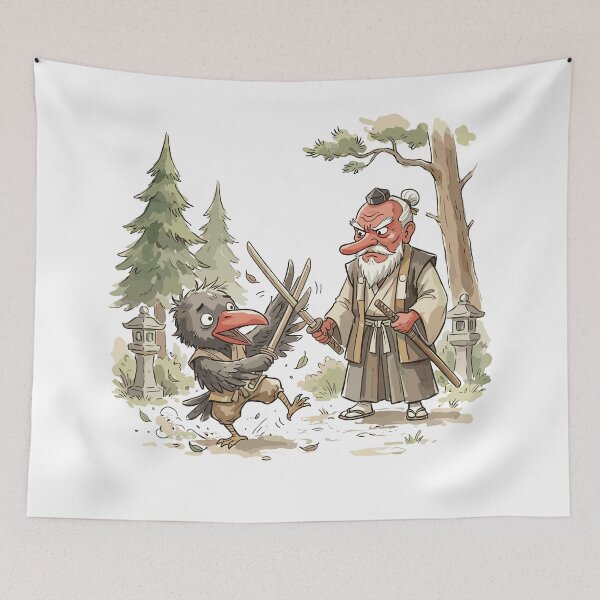 Item preview, Japanese Folklore: Tengu's Apprentice Lesson designed and sold by bapupa.
