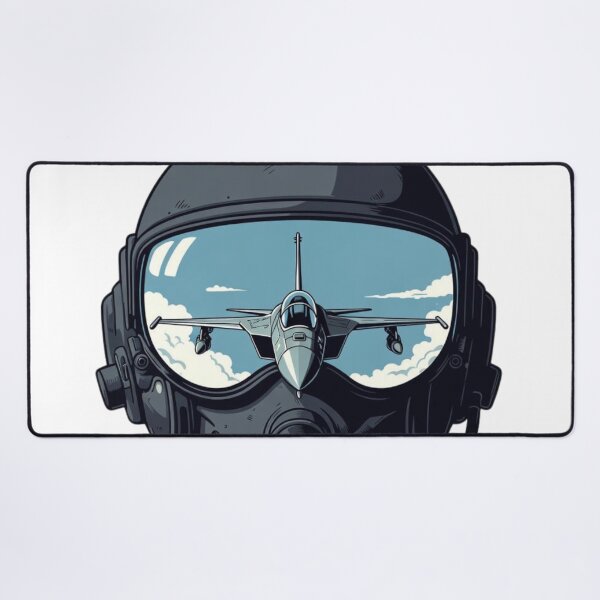 Item preview, Pilot Visor Reflecting Sleek Fighter Jet #Aviation designed and sold by Combat Skies.
