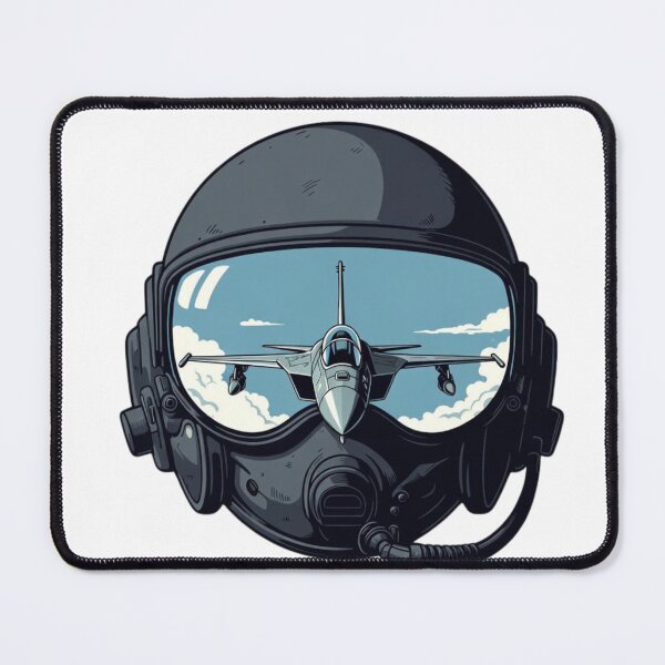 Item preview, Pilot Visor Reflecting Sleek Fighter Jet #Aviation designed and sold by Combat Skies.