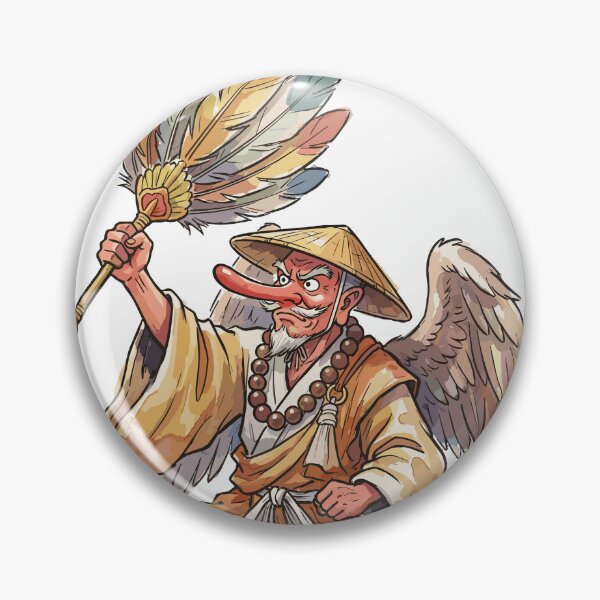 Item preview, Japanese Folklore: Tengu's Daitengu Feather Fan designed and sold by bapupa.