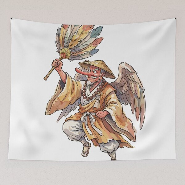 Item preview, Japanese Folklore: Tengu's Daitengu Feather Fan designed and sold by bapupa.