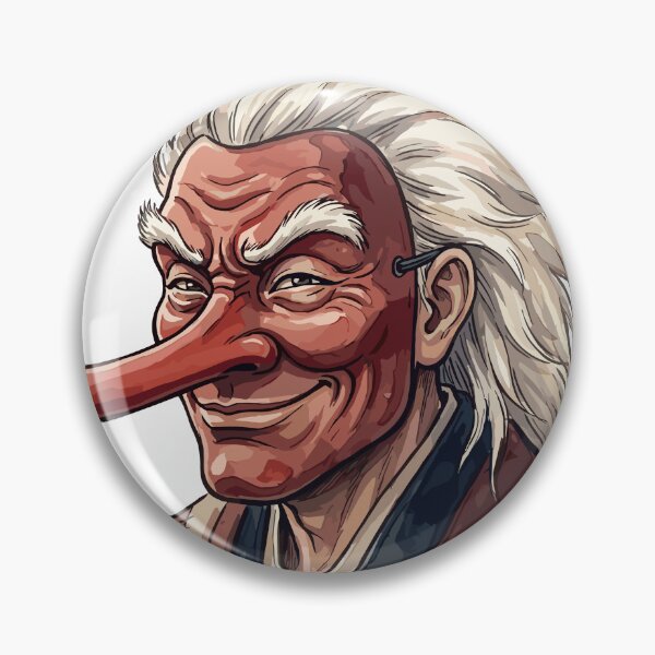 Item preview, Japanese Folklore: Tengu's Red Mask Secret Smile designed and sold by bapupa.