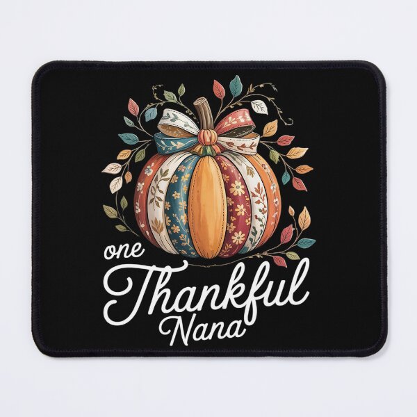 Item preview, Quilt Pattern Ditsy Floral Fall Pumpkin One Thankful Nana  designed and sold by VerseFarm.