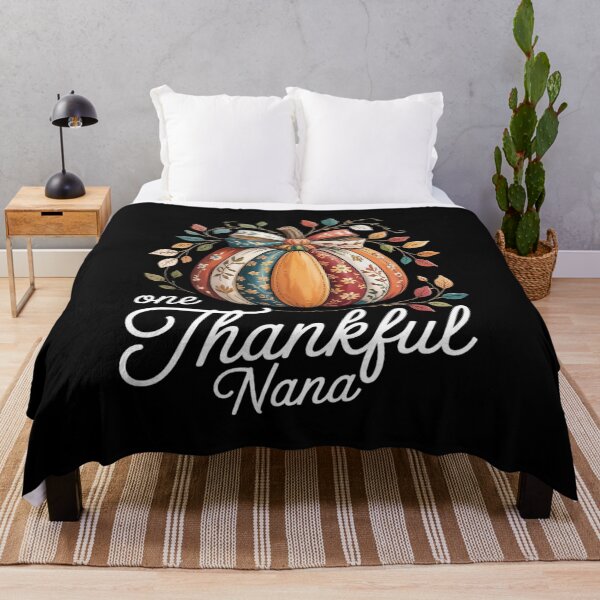 Item preview, Quilt Pattern Ditsy Floral Fall Pumpkin One Thankful Nana designed and sold by VerseFarm.