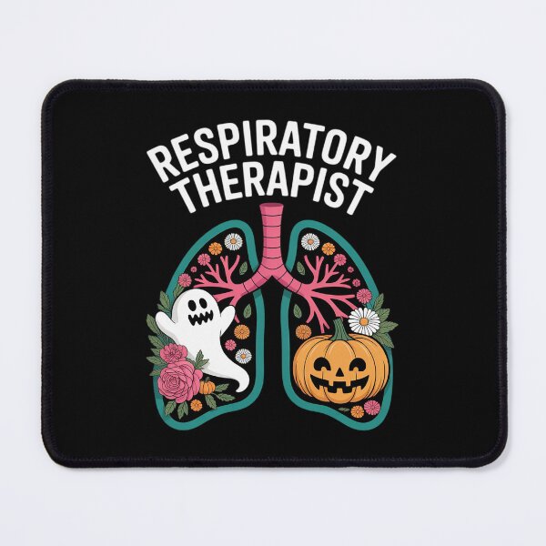 Item preview, Respiratory Therapist RT Lung Floral Pumpkin Halloween designed and sold by VerseFarm.