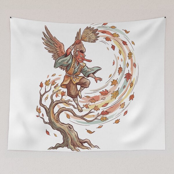 Item preview, Japanese Folklore: Tengu's Wind Power designed and sold by bapupa.