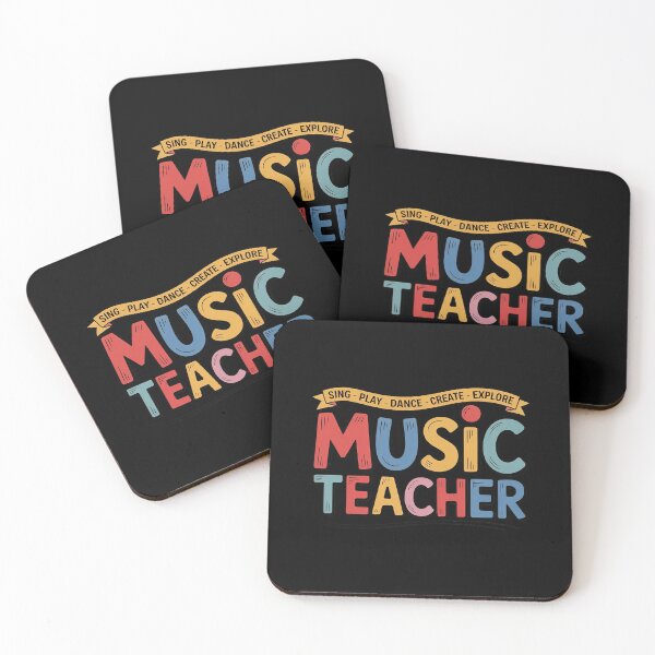 Item preview, Music Teacher Sing Play Dance Create Explore Back To School  designed and sold by RsFilsingerArt.