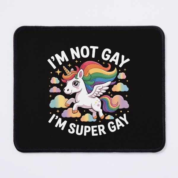 Item preview, I'm Not Gay I'm Super Gay Homosexual Pride LGBT Gift designed and sold by DarioRosales.