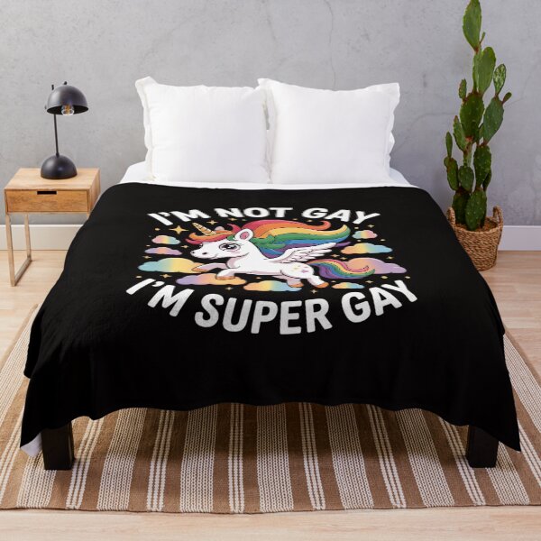 Artikelvorschau, Ich bin nicht schwul, ich bin super schwul! Geschenk für homosexuellen Stolz und LGBT-Community entworfen und verkauft von DarioRosales.
